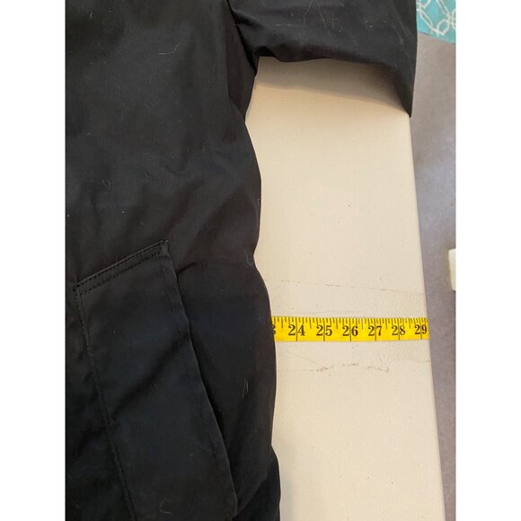 U.S. Military Trench Coat 40L Black Faux Fur Removable Liner Centre Mfg. - Picture 9 of 11